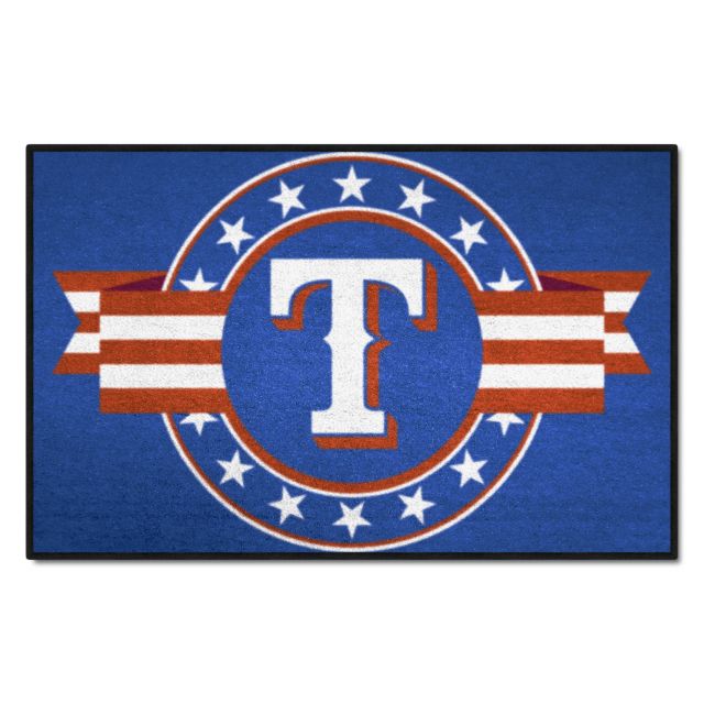 FANMATS MLB - Texas Rangers Red 2ft. x 3ft. Starter Mat Accent Rug