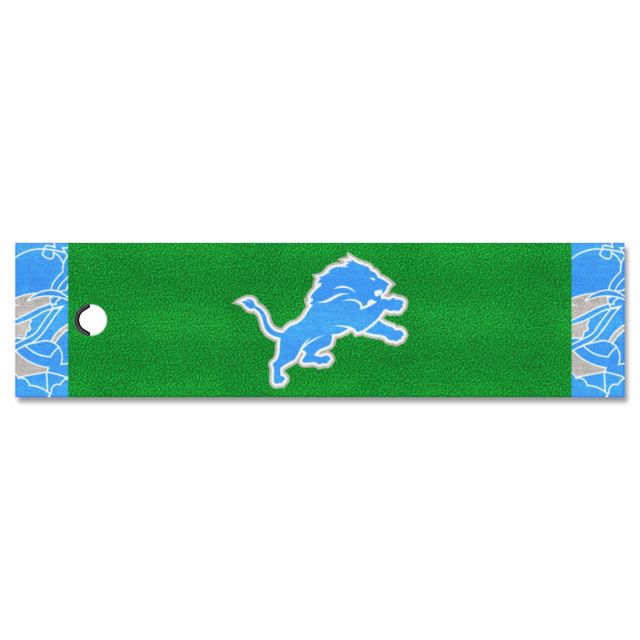 Detroit Lions 3 ft. x 6 ft. Football Field Rug Runner Rug