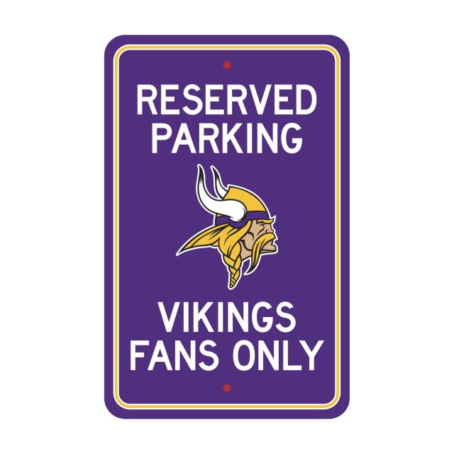 Minnesota Vikings 10 x 15 Parking - Sign