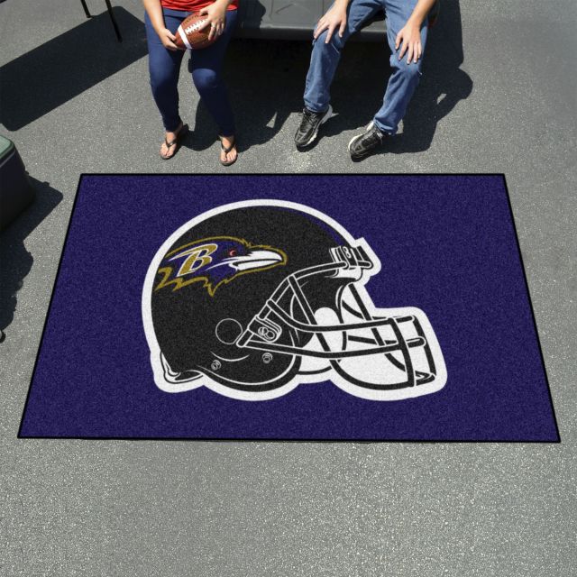 Baltimore Ravens Football Rug