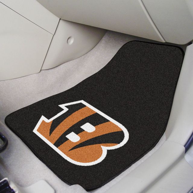 Cincinnati Bengals Camo Front 2 Piece Carpet Car Mat Set