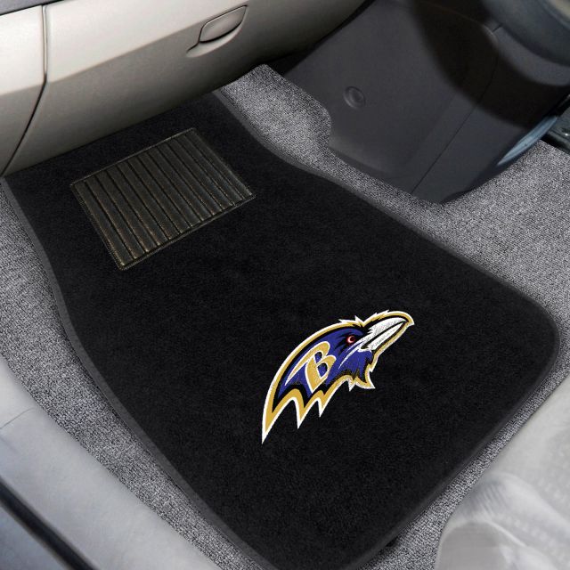 Denver Broncos carpet car mat