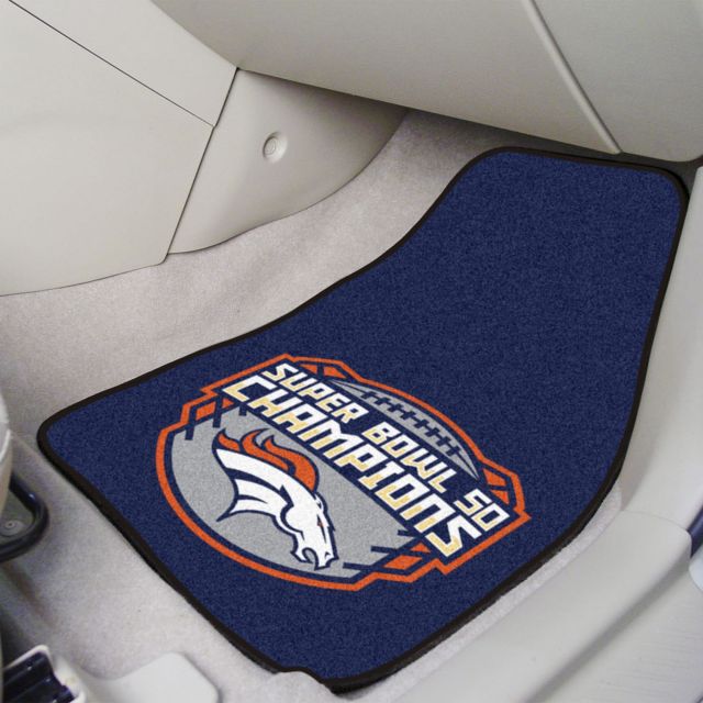 Denver Broncos Car Mats Set/2