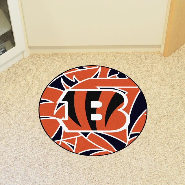 Cincinnati Bengals Football Rug