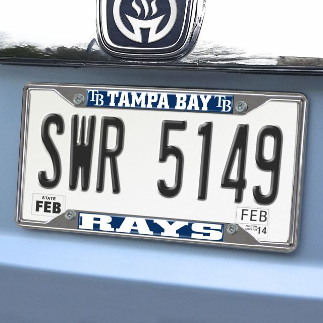 Tampa Bay Rays Black Color Hitch Cover