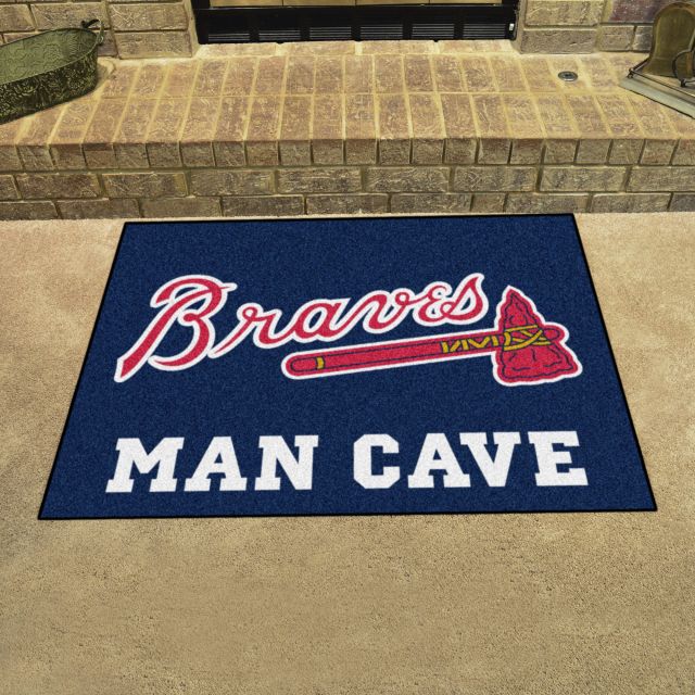 Atlanta Braves Man Cave All Star Rug Floor Mat 34x45 MLB FANMATS  842281123760 on eBid United States