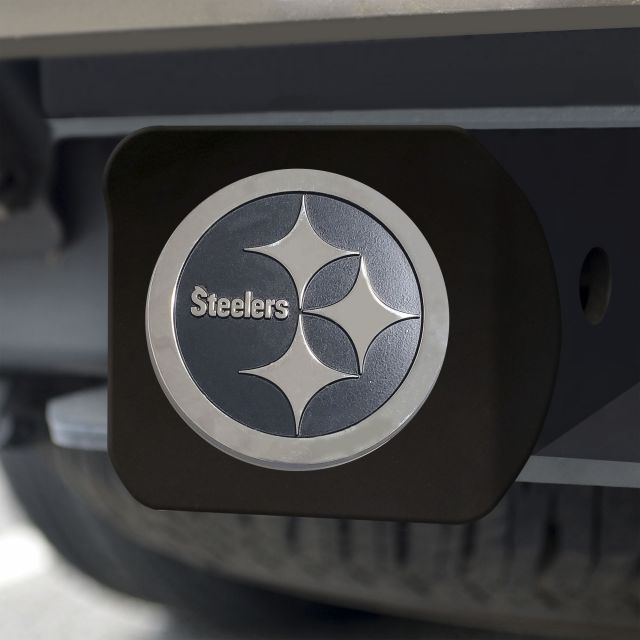 Pittsburgh Steelers Black Color Hitch Cover