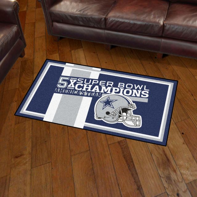 Fanmats Dallas Cowboys Dynasty 4x6 Rug