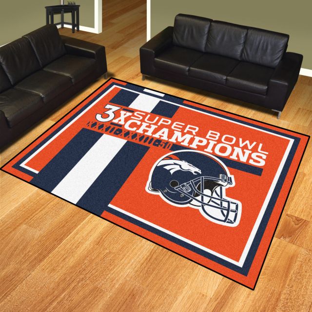 Denver Broncos Football Rug