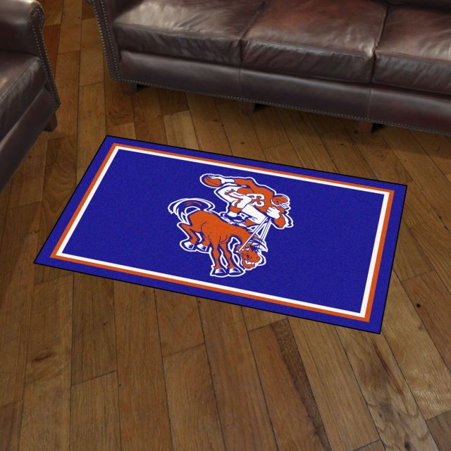 Denver Broncos NFL Vintage Roundel Rug