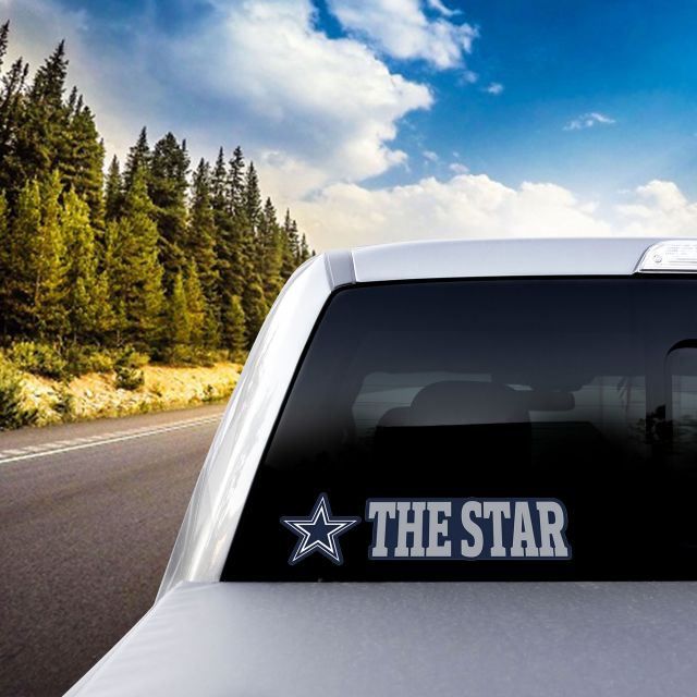 dallas cowboys windshield decal