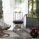 Bird Stand with Wheels, Perches, Stainless Steel Feed Bowls, Pull-Out Tray for Indoor Outdoor Small Parrot, Dark Gray