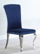 Betty Velvet Upholstered Dining Chair Ink Blue (Set of 4)