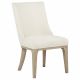 Lucaire Arched Upholstered Dining Side Chair Cream (Set of 2)