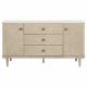 Lucaire 2-door 3-drawer Cultured Marble Top Sideboard Sandstone