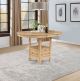 Lavon Oval 60-inch Counter Height Extension Dining Table Light Oak