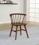 Jeffries Windsor Wood Dining Side Chair Walnut (Set of 2)