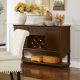 Parkins 2-door Sideboard Buffet Cabinet Rustic Espresso