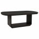 Leandro 78-inch Extension Dining Room Table Burnished Black