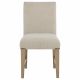 Naser Parsons Dining Side Chair Beige and Light Oak (Set of 2)