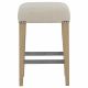 Naser Upholstered Counter Stool Beige and Light Oak (Set of 2)