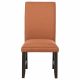 Berning Fabric Upholstered Parson Side Chair Salmon Orange (Set of 2)