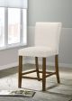 Paxton Upholstered Counter Height Dining Chair Beige (Set of 2)
