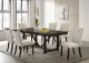 Malia 7-piece Refractory Extension Leaf Dining Table Set Oak