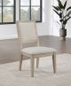 Trofello Cushioned Dining Side Chair White Washed (Set of 2)