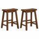 Durant Wood Backless Counter Stool Chestnut (Set of 2)