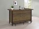 Bellemore Freestanding Home Bar Wine Cabinet Rustic Oak