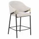 Chadwick Fabric Upholstered Counter Height Chair Beige (Set of 2)