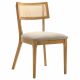 Fabra Cane Back Side Chair Honey Wheat (Set of 2)