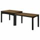 Sykes 47-inch 2-piece Nesting Dining Table Brown and Black