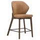 Randolph Upholstered Counter Height Chair Butterscotch and Brown (Set of 2)