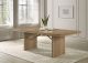 Adina 89-inch Extension Dining Table Distressed Light Brown