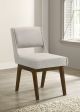 Galindo Upholstered Dining Side Chair Light Grey (Set of 2)