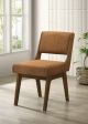 Galindo Upholstered Dining Side Chair Nutmeg (Set of 2)