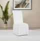 Shawna Upholstered Skirted Side Chair White (Set of 2)