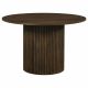 Hamlyn 5-piece Round Wood Dining Set Black and Walnut