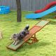  Wooden Dog Agility Seesaw for Training and Exercise, Weather Resistant, 83