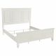 Sandy Beach 4-piece California King Bedroom Set Cream White