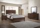 Brandon 4-piece Eastern King Bedroom Set Warm Brown