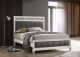 Barzini Wood California King Panel Bed White