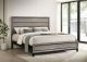 Valen Wood Eastern King Panel Bed Light Taupe