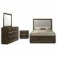 Atlas 4-piece California King Bedroom Set Dark Oak