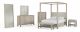 Solano 85-inch Queen Canopy Bed Weathered Mango