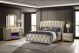 Lorient 4-piece Eastern King Bedroom Set Ivory and Camel
