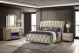 Lorient 4-piece California King Bedroom Set Ivory and Camel