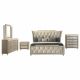 Lorient 5-piece Queen Bedroom Set Ivory and Camel